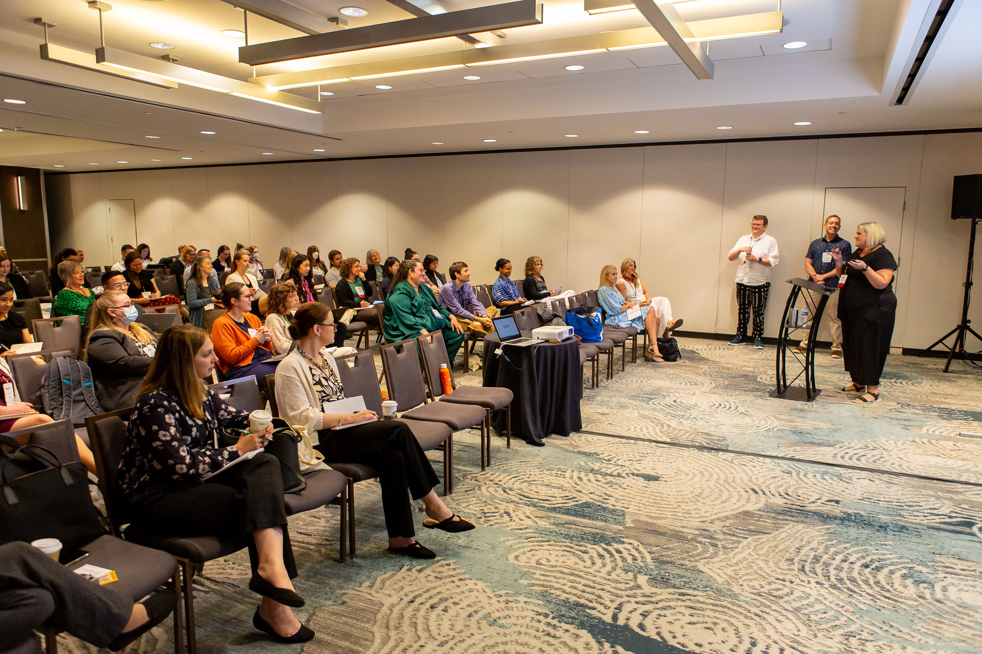 Attendees hear from presenters during a GCC Member-Generated Session. 