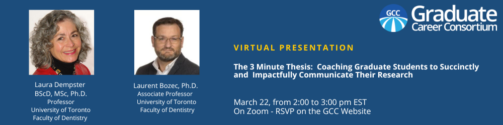 The 3 Minute Thesis: Coaching Graduate Students to Communicate their Research